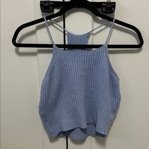 Light periwinkle Knit Women's Top
